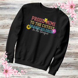 Proud Mimi Blommigt Grandma-Life Retro T Shirt