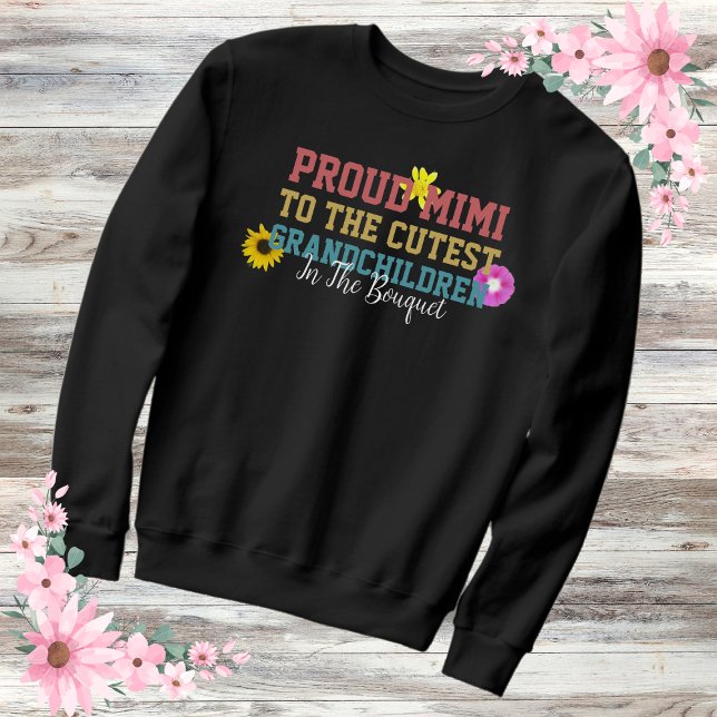 Proud Mimi Blommigt Grandma-Life Retro T Shirt (Skapare uppladdad)