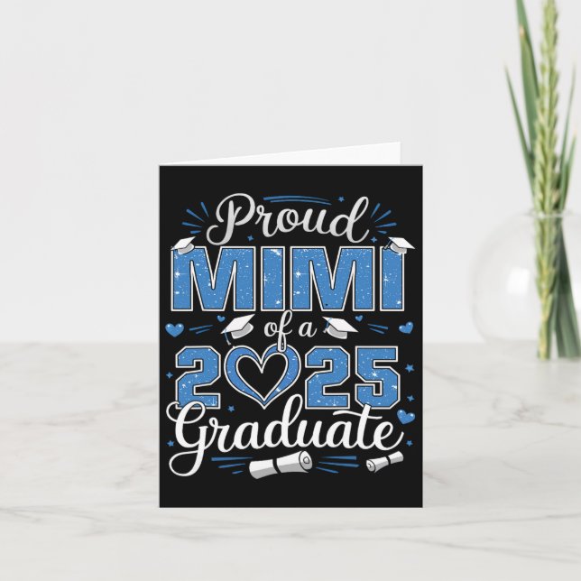 Proud Mimi, med en cl av 2025 Student 2025, ledand Kort (Framsida)