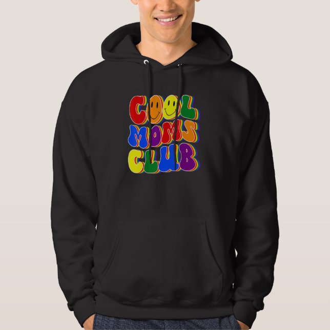 Proud Mom LGBTQ Pride Cool Moms Gay Pride LGBT Pri Hoodie (Framsida)