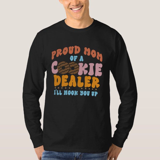 Proud Mom Of Cookie Dealer Boy and Girl Troop Lead T Shirt (Framsida)