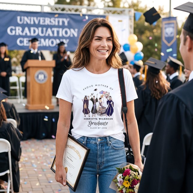 Proud Mom of Graduate Class of 2026 T Shirt (Skapare uppladdad)