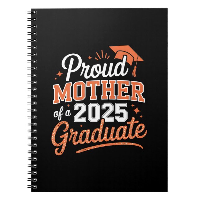 Proud Mor av en gåva 2025 Student-Studenten Anteckningsbok (Framsidan)
