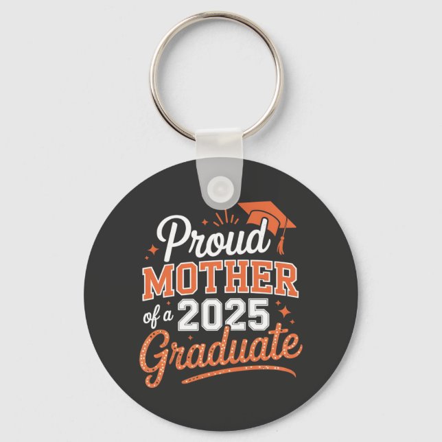 Proud Mor av en gåva 2025 Student-Studenten Nyckelring (Framsida)