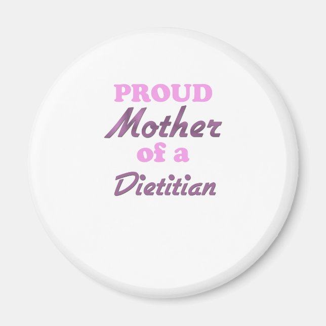 Proud Mor i en dietitist Magnet (Framsidan)