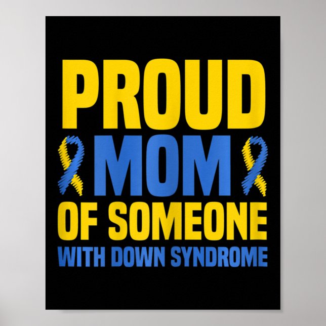Proud Mor World Down Syndrome Mamma Poster (Framsidan)