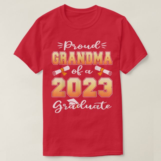 Proud morma av klass 2023 student t shirt (Design framsida)