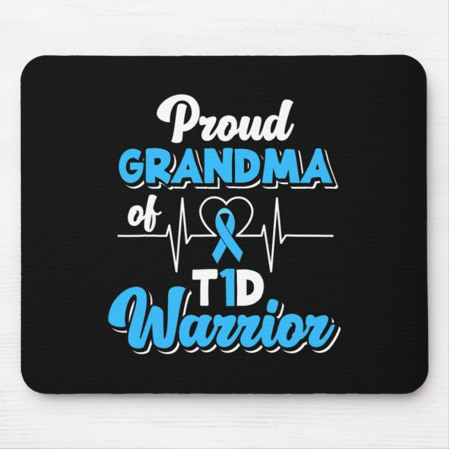 Proud mormor A T1d Warrior Diabetes A Musmatta (Framsidan)