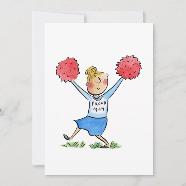 Proud Morsa Inbjudningar (Framsida)