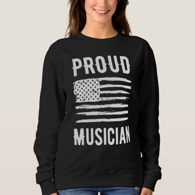 Proud Mortician Profession American Flag T Shirt (Framsida)