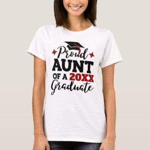 Proud Moster av 2022 student svart rödtassel T-S T Shirt