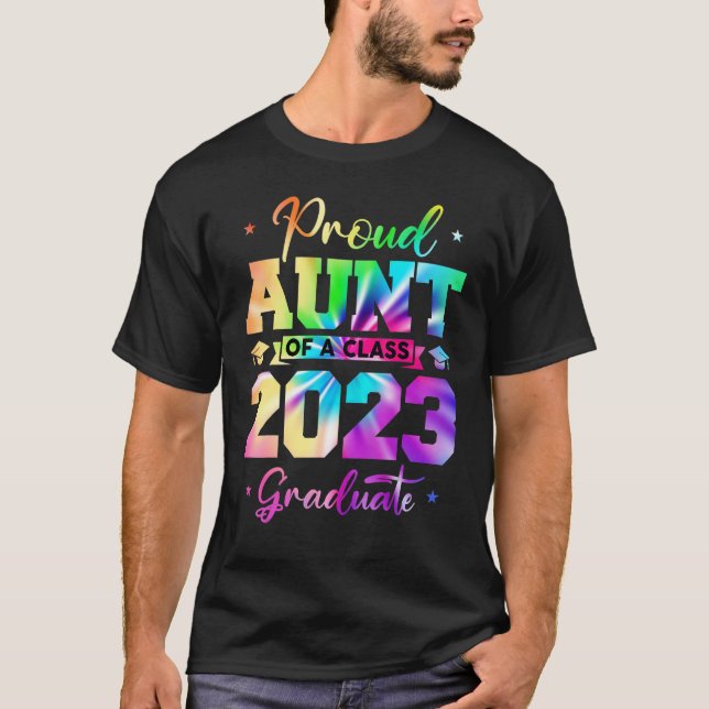 Proud Moster av 2023 års Student 23-familjefält T Shirt (Framsida)