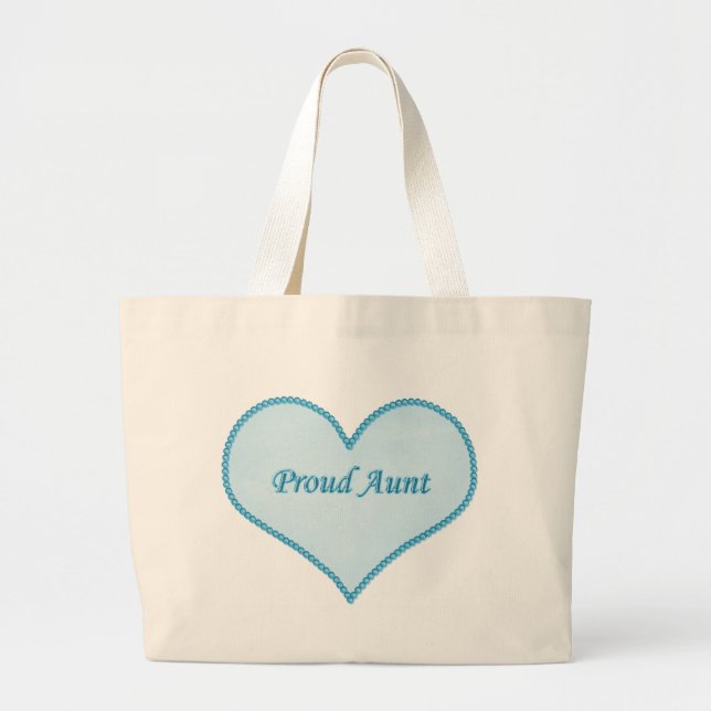 Proud Moster Bag, Blue Jumbo Tygkasse (Framsidan)