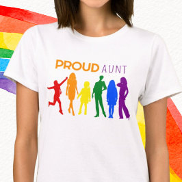Proud MOSTER Gay pride Female Silhouettes T Shirt