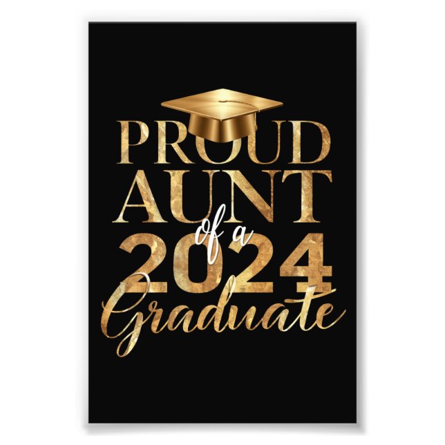 Proud Moster i 2024 års högsta Studenten Fototryck (Framsidan)