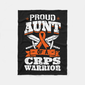 Proud Moster i ett crps Warrior Rsd Awareness Ribb Fleecefilt