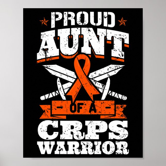 Proud Moster i ett crps Warrior Rsd Awareness Ribb Poster (Framsidan)