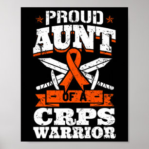 Proud Moster i ett crps Warrior Rsd Awareness Ribb Poster