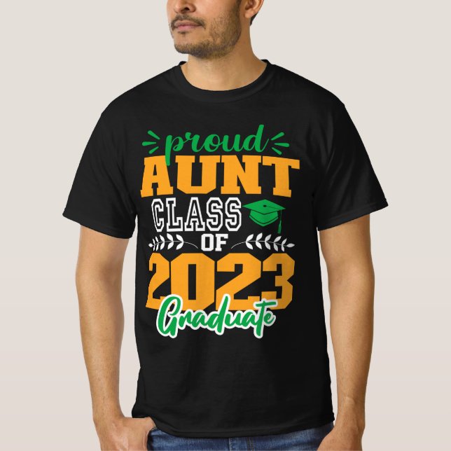 Proud MOSTER i klass 2023 MODERN SCRIPT GRAD T Shirt (Framsida)