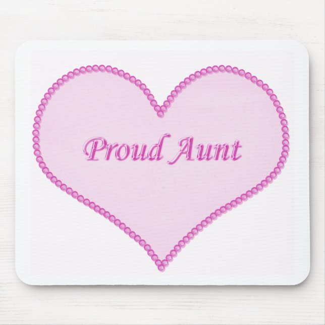 Proud Moster Mousepad, Rosa Musmatta (Framsidan)