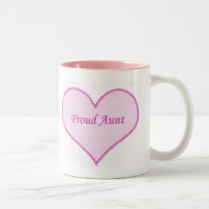 Proud Moster Mugg, Rosa Två-Tonad Mugg