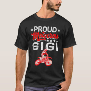 Proud Motocross Gigi Mors dag Sport Älskare Mamma T Shirt
