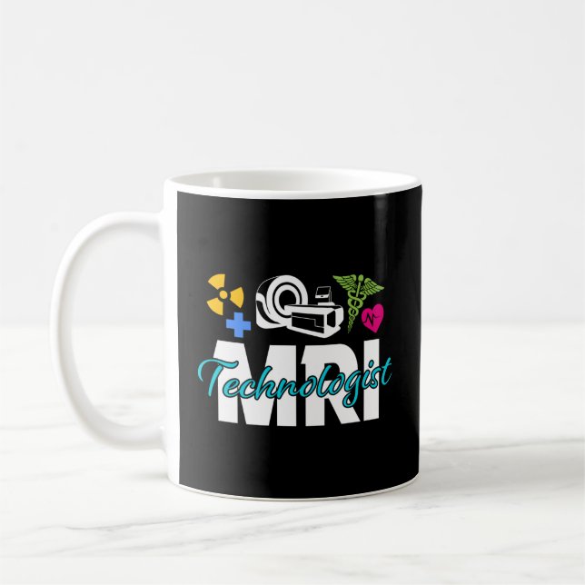 Proud Mri Tech Mri Technolog Kaffemugg (Vänster)