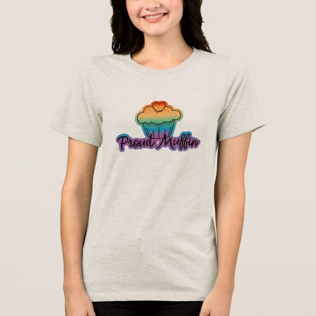 Proud Muffin T Shirt (Framsida)