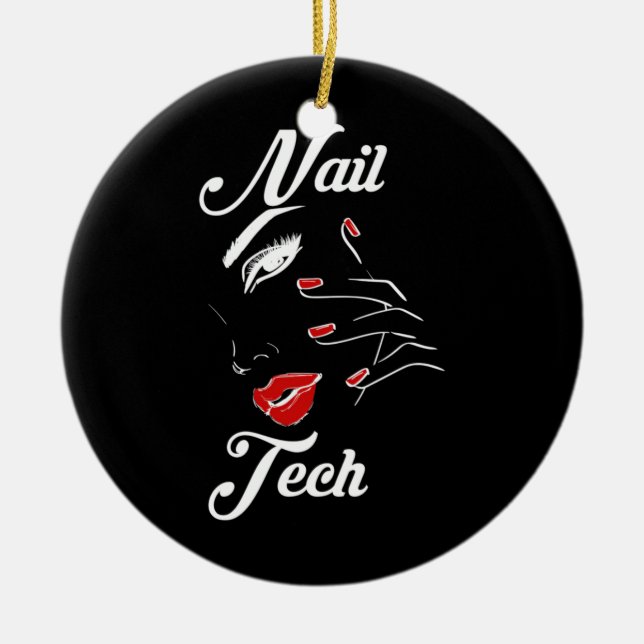 Proud Nagel Tech Julgransprydnad Keramik (Framsidan)