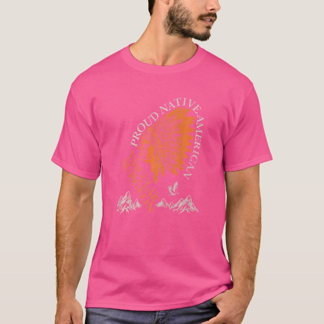 Proud Native American Job Vascular Surgeon T Shirt (Framsida)