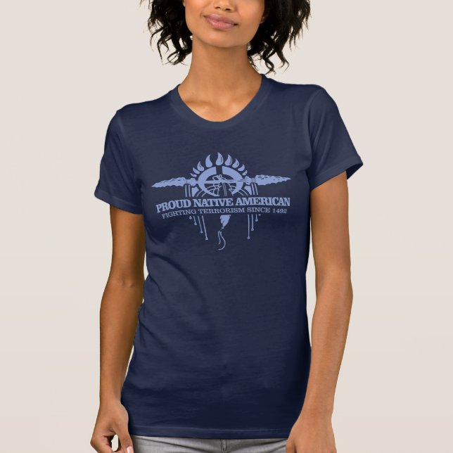 Proud Native American (kamp mot terrorism) Tee (Framsida)