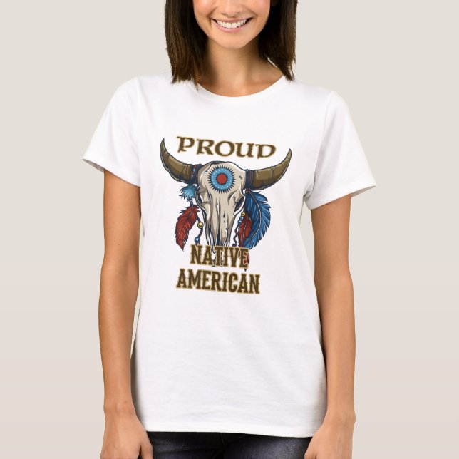 Proud Native American T-shirt (Framsida)