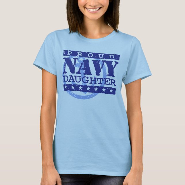 Proud Navy Daughdotter Tee (Framsida)