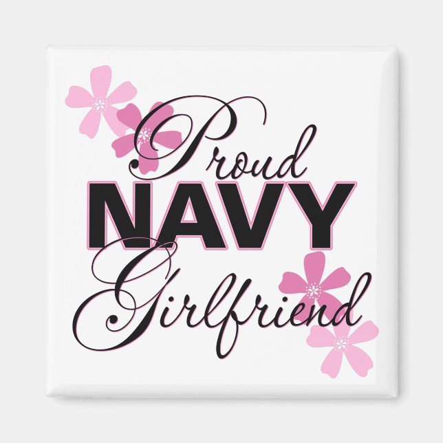 Proud Navy Girlkompis Magnet (Framsidan)