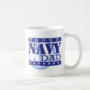 Proud Navy Pappa Kaffemugg