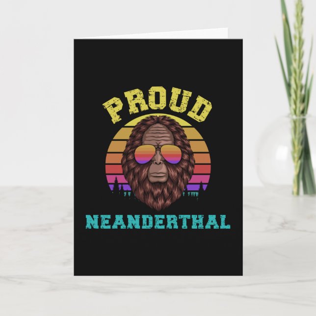 Proud Neanderthal Kort (Framsida)
