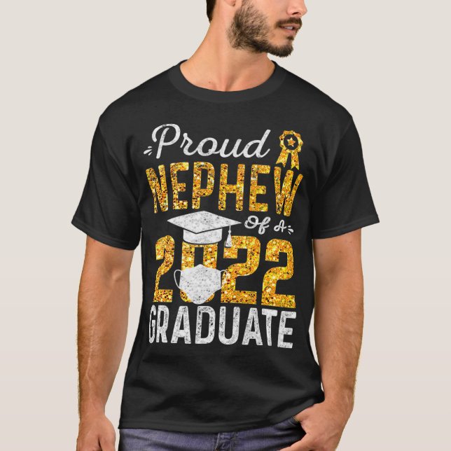 Proud Nephew från 2022 Student T Shirt (Framsida)