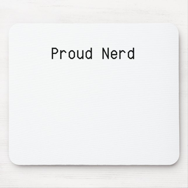 Proud Nerd Musmatta (Framsidan)