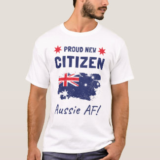 Proud New Australian Citizen, medborgarskapspremie T Shirt