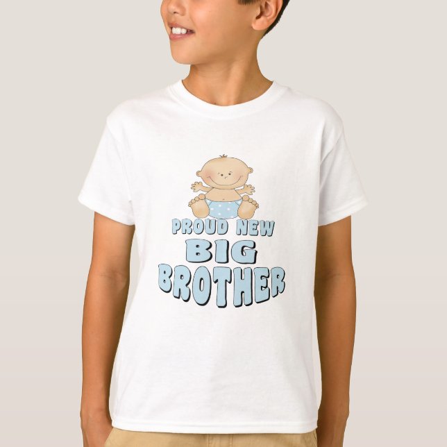 Proud New Big Brother Boy Tee (Framsida)