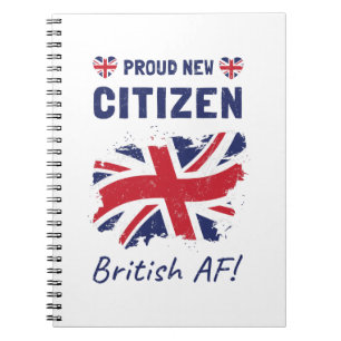 Proud New British Citizen, medborgarskapspremien Anteckningsbok