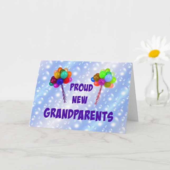 Proud New Grandföräldrar Kort (Liten växt)