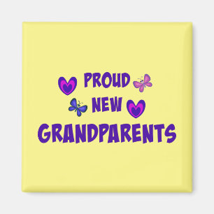 Proud New Grandföräldrar Magnet