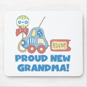 Proud New Grandma-it är Boy Tshirts and Gifts Musmatta