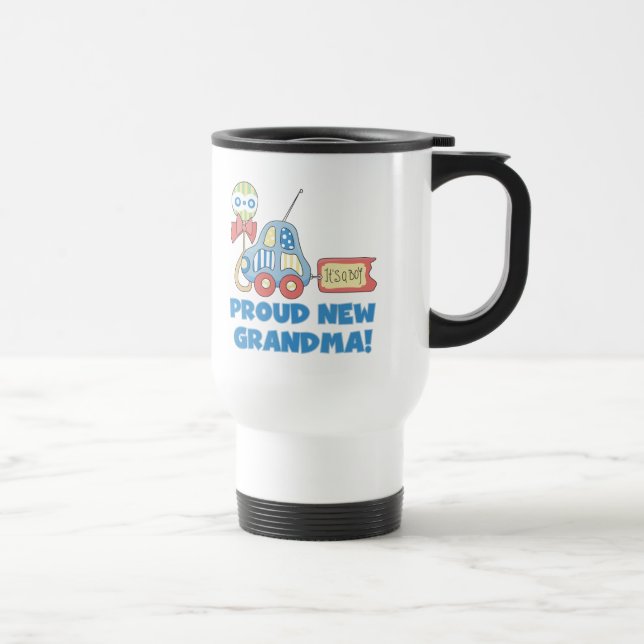 Proud New Grandma-it är Boy Tshirts and Gifts Resemugg (Höger)
