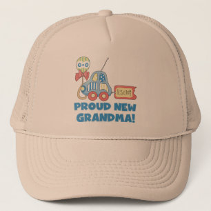 Proud New Grandma-it är Boy Tshirts and Gifts Truckerkeps