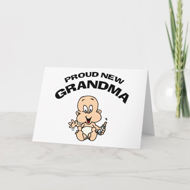 Proud New Grandma Kort (Framsida)