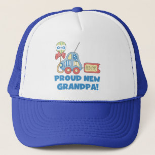 Proud New Grandpa Det är en Boy TShirts och Gifts Truckerkeps