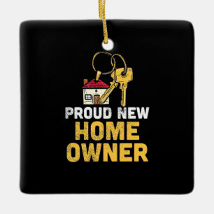 Proud New Home Owner Julgransprydnad Keramik