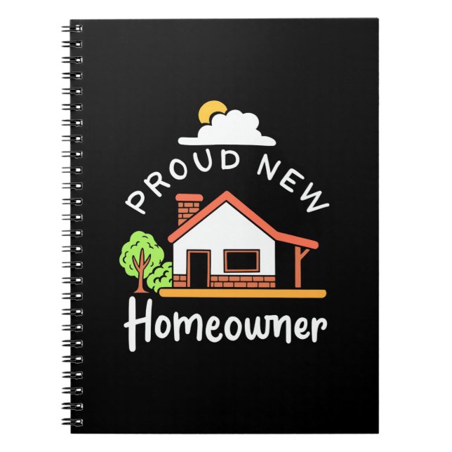 Proud New Homeowner Anteckningsbok (Framsidan)